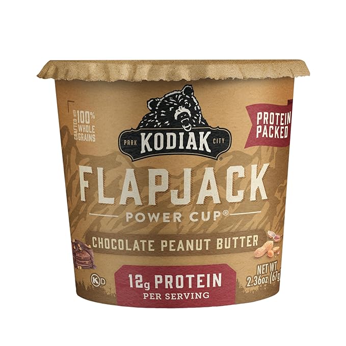 Kodiak Cakes Pancake On the Go Chocolate Peanut Butter 2.5 Ounce (Pack of 12)