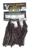 Lee's Market No MSG Original Beef Jerky - Soft &amp Tender - Healthy Low Carb Gluten-Free Snack - Paleo &amp Keto-Friendly - Michigan Made Handcrafted Jerky - Specialty Gourmet Meat Snacks - 8oz