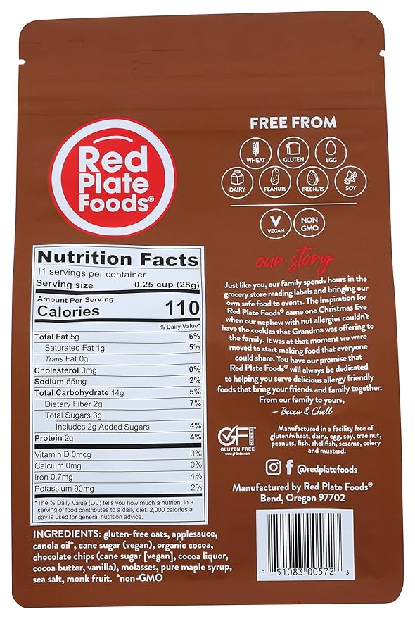 Red Plate Foods Granola Dk Chocolate 11 oz