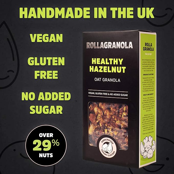 Healthy Hazelnut Granola