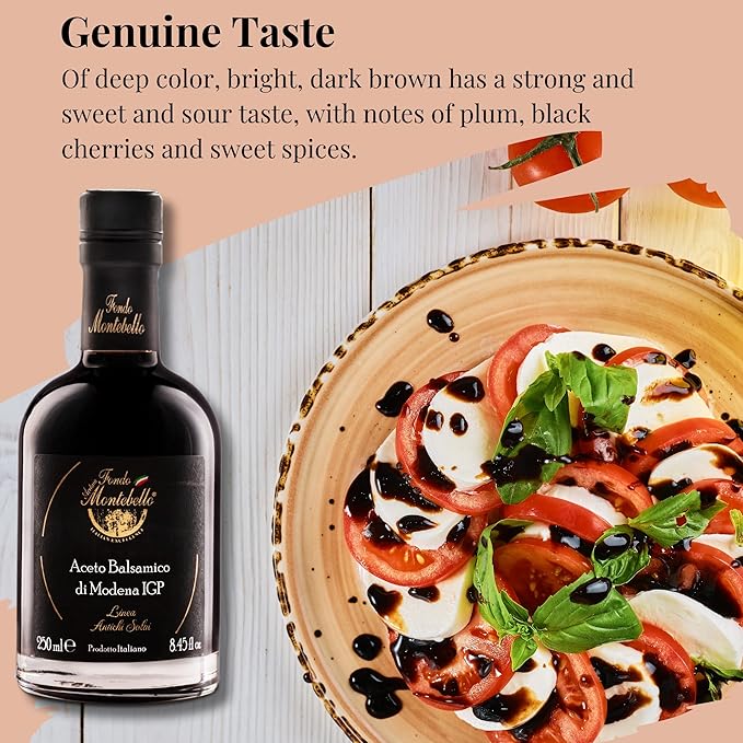 Tasting Combo Balsamic Vinegar of Modena and White Condiment with Balsamic Vinegar of Modena The Perfect Mix Imported from Italy