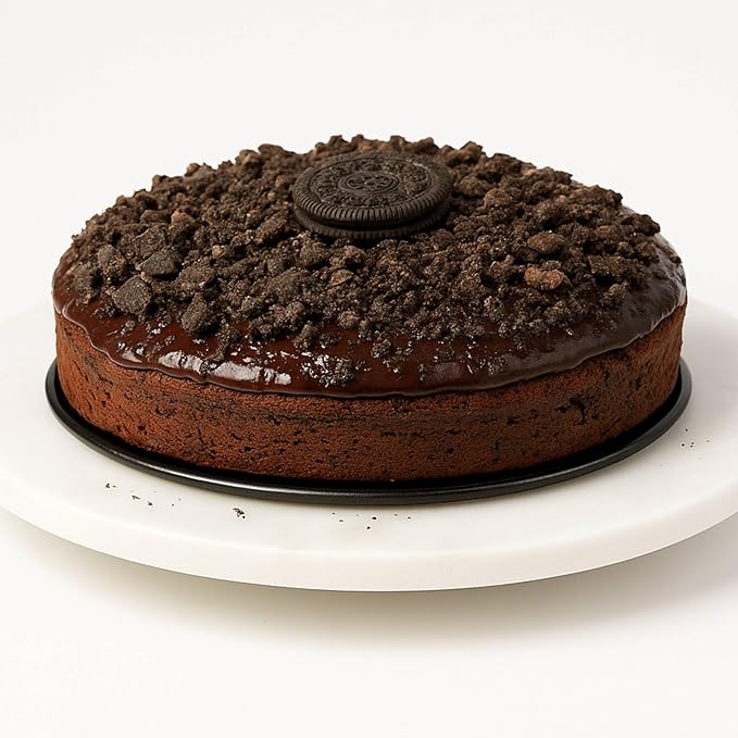 ANDY ANAND CHOCOLATIER Sugar Free Cookies &amp Cream Cake 2 lbs - Award-Winning Fresh &amp Natural Ingredients Handcrafted Perfection Ideal for Diabetics