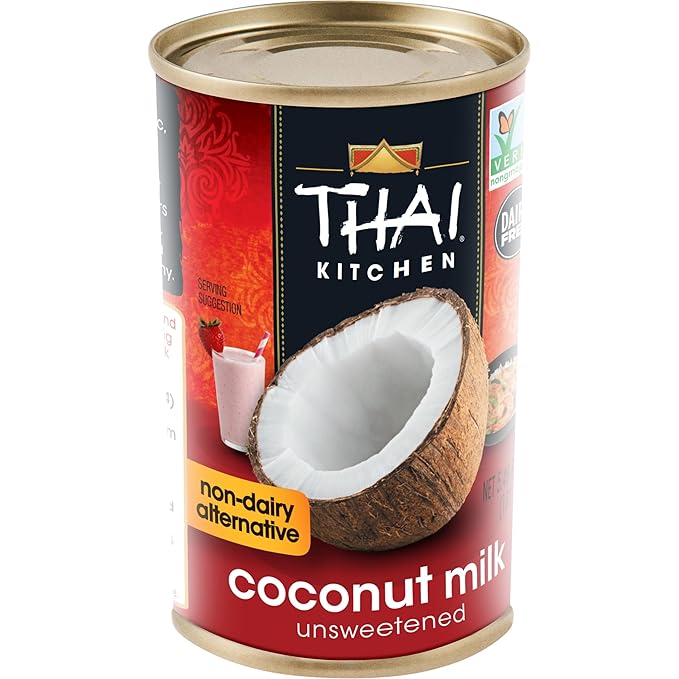 Thai Kitchen Unsweetened Coconut Milk 5.46 fl oz (Pack of 24)