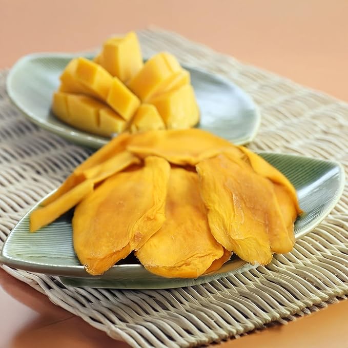 Anna &amp Sarah Bulk Dried Organic Mango No Sugar Added No Preservatives All-Natural Premium Quality 4.5 lbs 288 oz Pack of 4