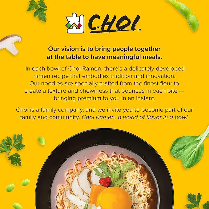 CHOI Sriracha Ramen Noodle Soup Orignal - Pouch 4.23 oz. (120g) Case of 20