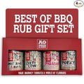 Angus &amp Oink Gift Set | Best of BBQ Gift Box | BBQ Rubs | 1 x Sweet Bones &amp Butts 220G | 1 x Dirty Cow Seasoning | 1 x Pigasus | 1 x Porky White Chick 220G