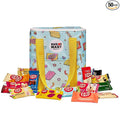 Sugoi Mart Japanese Kitkat Variety Pack - 50 Pcs Mini Kitkats Individually Wrapped Japanese Chocolate Wafer Bars 7-9 Assorted Flavors with Stylish Reusable Cooler Bag