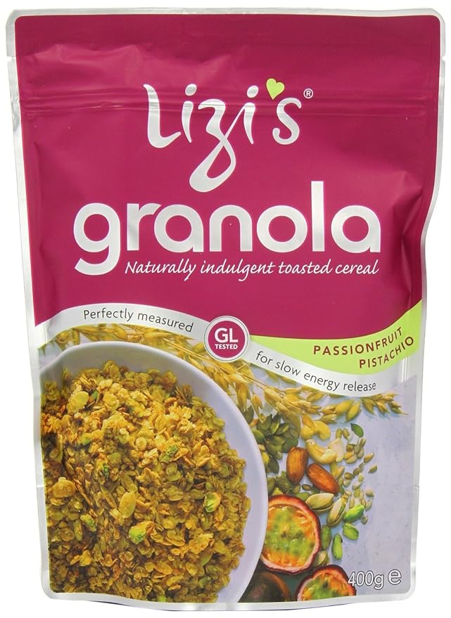 Lizi's Passionfruit Pistachio Granola (400g) - Pack of 6