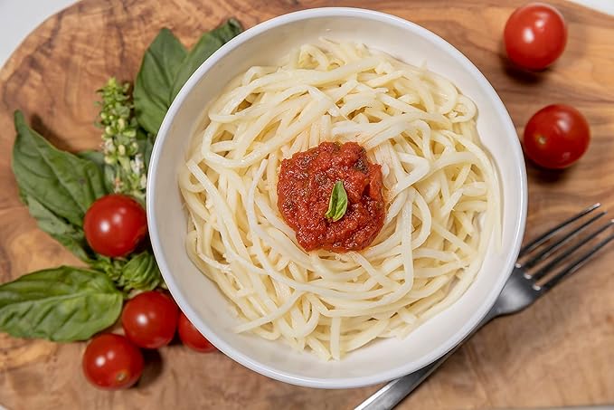 Kitchen &amp Love Hearts of Palm Linguine Low Carb Low Calories Plant Based Non GMO Gluten Free Pasta Alternative Vegan Easy to Prepare Quick Meal 8 Oz (Pack of 3)