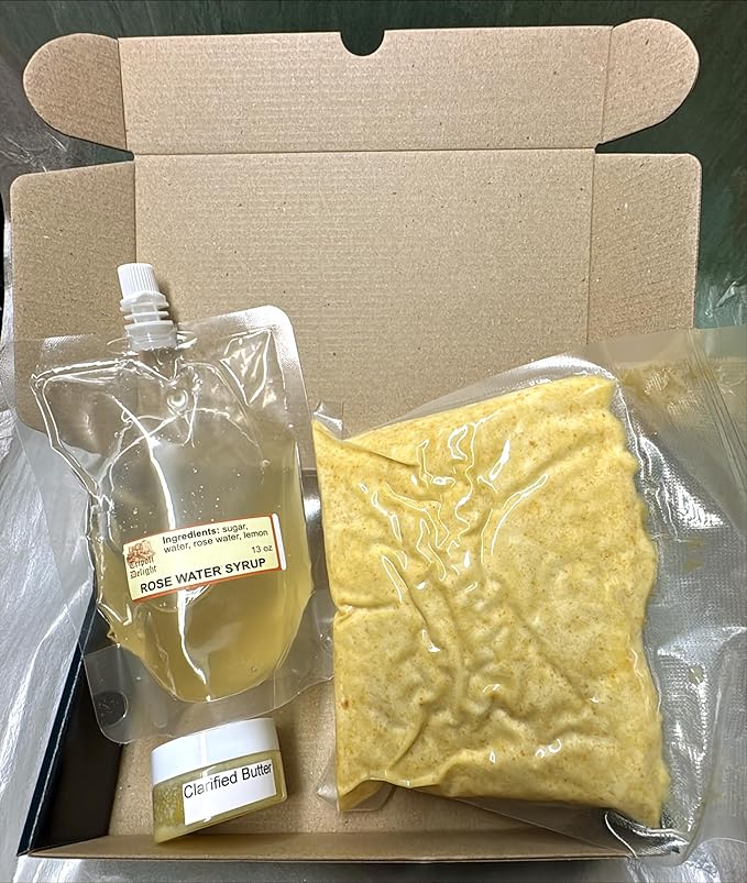 Tripoli Delight Mafroukeh Kit - Authentic Lebanese Knafeh Dough (Fine) 1 lbs. كنافة ناعمة