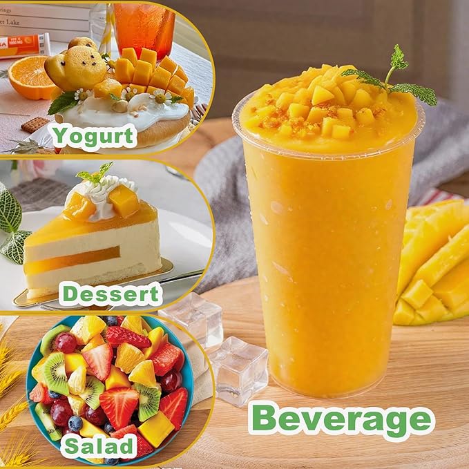 QZLGD Freeze Dried Mango Freeze Dried Fruit Diced Mango12.69oz/360g Crispy Crunchy Snacks for Baking Smoothie Yogurt