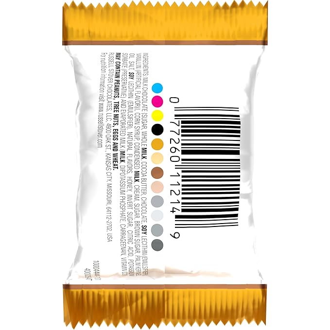 Russell Stover Milk Chocolate Caramels - 0.5 oz (Pack of 36)