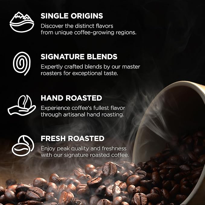 Fonte Coffee Roaster - Whole Bean Coffee - Medium-Dark Fresh Roast - Roasted in Seattle - Single Origin - Sweet Caramel Cocoa - 12 oz - F2