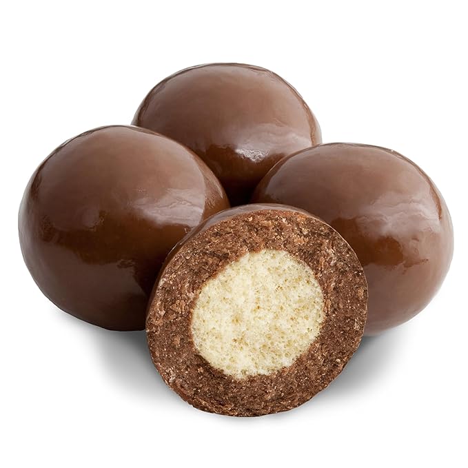 Arndts Fudgery Premium Milk Chocolate Triple Dipped Malt Balls 3 Pound Bulk Bag