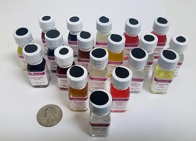 LorAnn SS Pack #1 of 12 Fruity Flavors in 1 dram bottles (.0125 fl oz - 3.7ml)