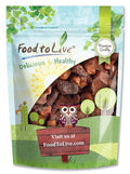 Food to Live Whole Dried Strawberries 1 Pound - Delicious Snack Vegan Kosher Sweetened Unsulfured Bulk Product of the USA