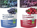 LOOV Bundle – 2 Items Organic Wild Blueberry Powder and Organic Wild Cranberry Powder