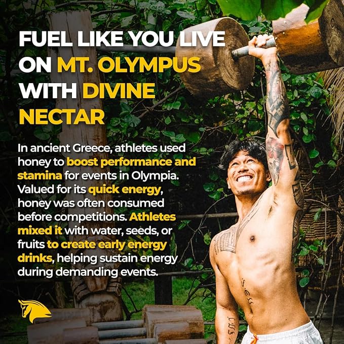 Divine Nectar Spartan Bee Bread Infused Heather Honey | Supercharged Performance Recovery and Vitality | 100% Raw and Pure