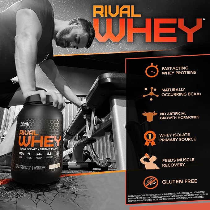 Rival Whey Strawberry Cream 5lb