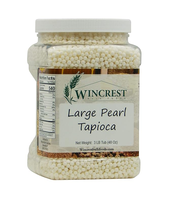 Large Pearl Tapioca - 3 Lb Tub