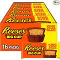 REESE'S Big Cup Milk Chocolate King Size Peanut Butter Cups Candy Packs 2.8 oz (16 Count)