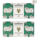 OmNom Sea Salted Almonds + Milk 45% Cacao | Icelandic Bean To Bar Chocolate by OMNOM CHOCOLATE REYKJAVIK | 2 x 60g Bar