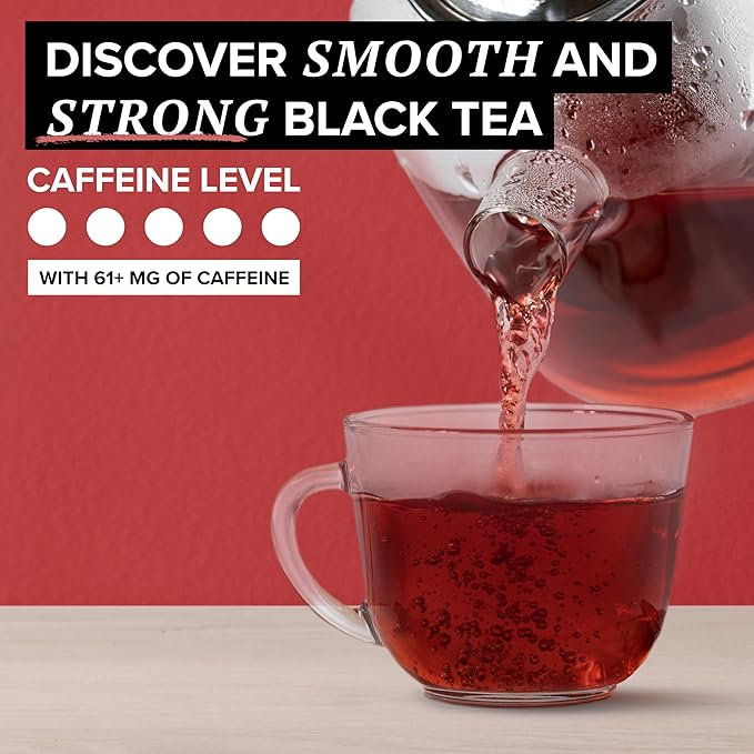 TAZO Organic Awake English Breakfast Black Tea-Bags Bold Traditional Breakfast-Style Black Tea 96 Bags (Pack of 2)