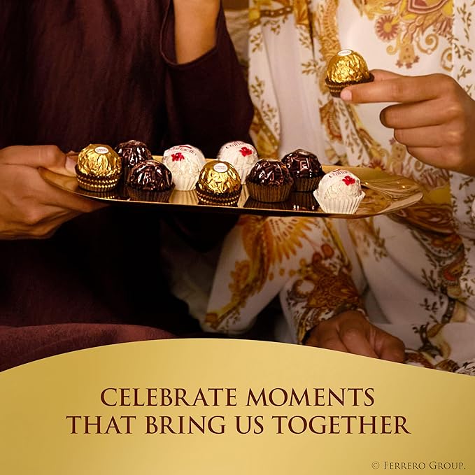 Ferrero Collection Premium Assorted Hazelnut Dark Chocolate and Coconut 48 Count Premium Treats 6.1 oz