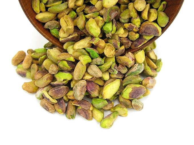 Setton Farms Shelled Pistachio Kernels Dry Roasted No Salt 20 Ounce (No Shells Unsalted) (Also perfect for making Dubai Chocolate) (Pack of 2)