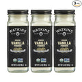 Watkins Gourmet Organic Spice Jar Vanilla Powder 3.4 oz. Bottle 3-Pack