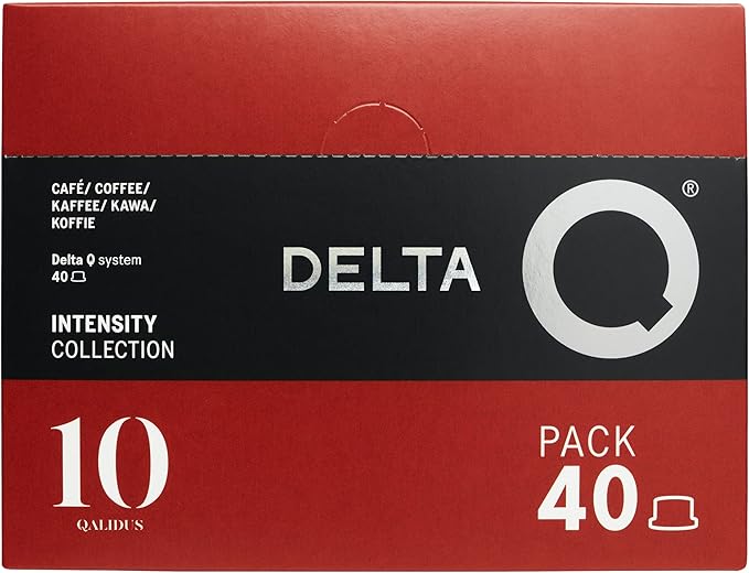 Delta Q Espresso Pods for Delta Q machines Qalidus - Intensity 10 Notes of Caramel XL Pack - 40 Capsules