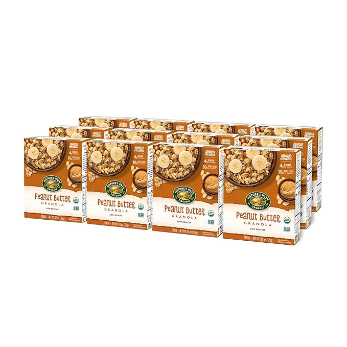 Nature's Path Organic Peanut Butter Granola 11.5 Ounce (Pack of 12)