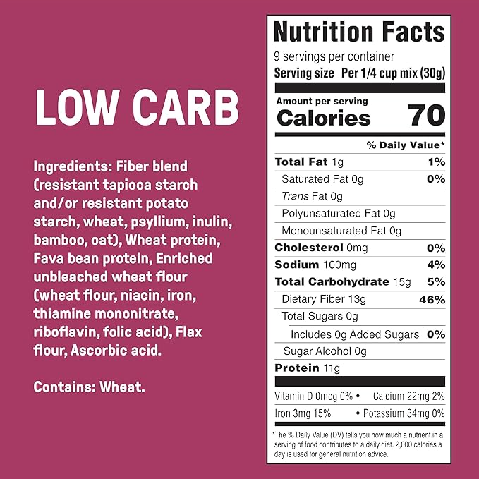 Carbonaut Low Carb Baking Mix | Keto-Certified &amp Non-GMO Low Carb Flour | Perfect for Making Muffins Cakes Biscuits &amp More | Only 2g of Carbs Per Serving 10 oz. (Pack of 6)