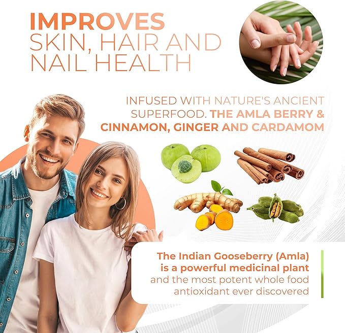 Amla Powder Superfood Supplement with Pumpkin Spice 20x Ultra Concentrated Amla Made with Cinnamon Ginger Nutmeg Cloves Allspice Cardamom Indian Gooseberries Pumpkin Spice 30 Servings