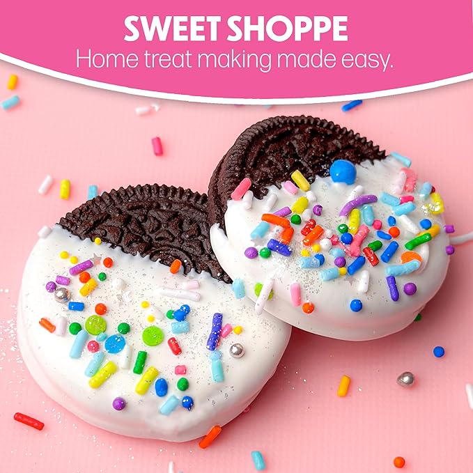 Sweet Shoppe Ultra White Melting Wafers Ultra White Chocolate Flavored Melting Wafers for Dipping Baking and Chocolate Fountaints Easy to Melt (Ultra White 5 pounds)