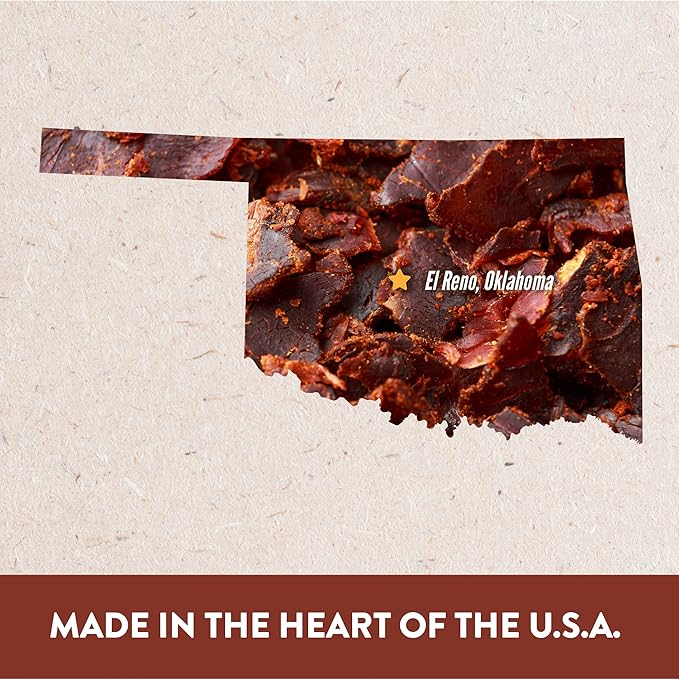 Hardtimes Handcrafted Beef Jerky - Black Pepper Flavor - 3 Pack of 4 oz. Bags
