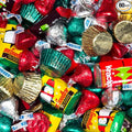 25lb Bulk Christmas Candy - Holiday Chocolate Assortment Kisses Miniatures and Peanut Butter Cups
