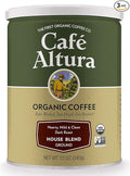 Cafe Altura Ground Organic Coffee House Blend 12 oz Can (Pack of 3)