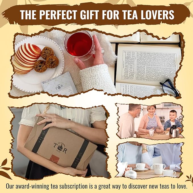 Tea Runners Chai Tea Variety Pack – Apple Pie Bourbon Barrel Chai Rooibos Mumbai Rise and Chai – Loose Leaf Tea Sampler – Spiced Black &amp Rooibos Blends – 0.75 oz Each Pack of 5