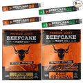 BeefCake Jerky Gift Box Meat Snack Variety Pack – Honey BBQ Pork Jerky and Beef Sticks Protein Snack Pack – High Protein Meat Snacks Gift Set for Men Office Snacks Care Packages Road Trip Snacks