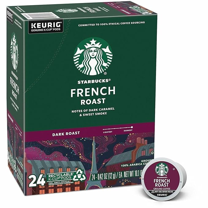 Starbucks® Single-Serve Coffee K-Cup® French Roast Carton Of 24