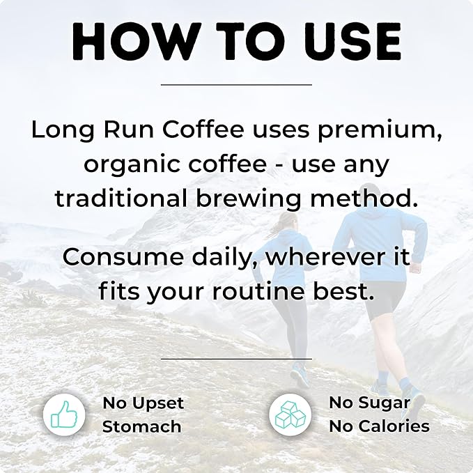 Long Run Coffee – Hydrating Coffee with Electrolytes – All Natural Energy + Hydration + Recovery for Athletes – Stomach Friendly Electrolyte Coffee for Runners (5 lb Mint Cookie)