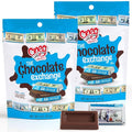 Money Chocolate Bars 4oz Bag of Money Themed Candy Perfect Chocolate Dollar Bills for Party Favors Piñatas Classroom Rewards or Holiday Stockings Great for Kids Adults Teachers and Collectors (