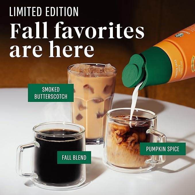 Starbucks Ground Coffee Medium Roast Coffee Fall Blend 100% Arabica Limited Edition 1 Bag (17 Oz)