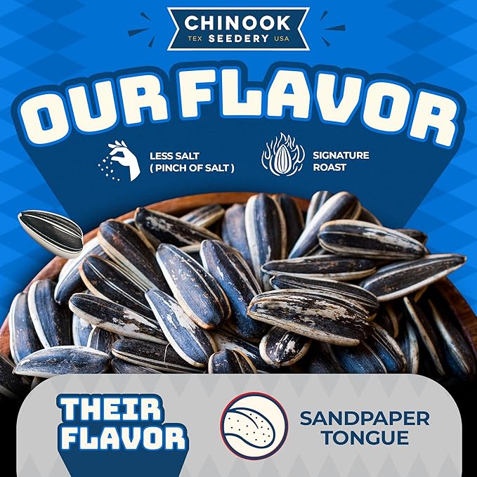 Chinook Seedery Sunflower Seeds to Eat — Jumbo Flavored Roasted Low Sodium Snacks — Keto Friendly Gluten-Free Non-GMO — 8 Flavor Variety Pack 4 oz (12-Pack)