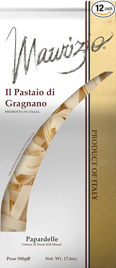 Maurizio Pappardelle Pasta 17.6 Ounce (Pack of 12)