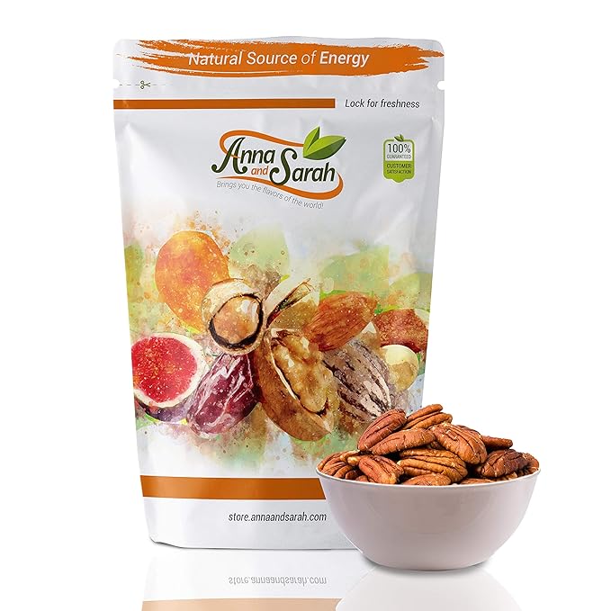 Anna and Sarah Shelled Pecans in Resealable Bag 2 Lbs