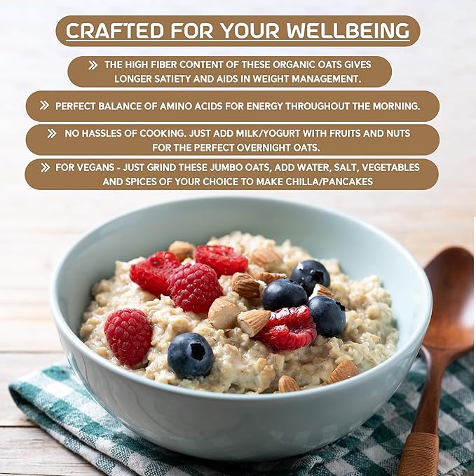 IKAI Organic Natural Jumbo Oats 500g