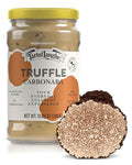 TartufLanghe Black Truffle Carbonara Sauce - Creamy Pasta Sauce with Egg Yolk Cheese and Summer Black Truffle From Italy Authentic Italian Food No Preservatives - 10.05 oz