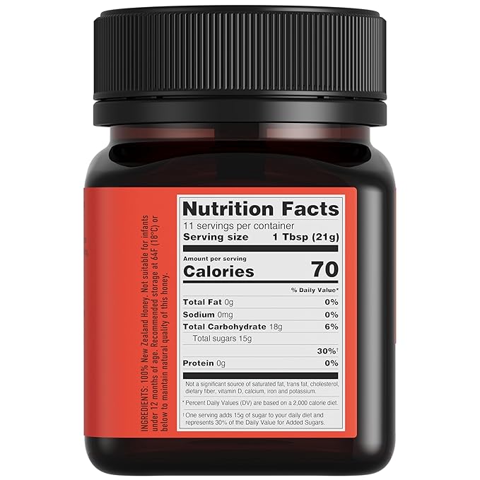 Egmont Honey Manuka Honey UMF 20+ MGO 830+ | 8.8 oz (250 g) | 100% Pure Authentic New Zealand Honey UMF &amp MGO Certified Non-GMO Kosher Traceable Recycled Jar Immune Support